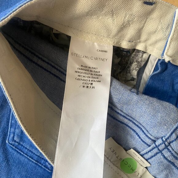 Stella McCartney Womens blue jeans low rise sz 27 made in Italy - Picture 7 of 8